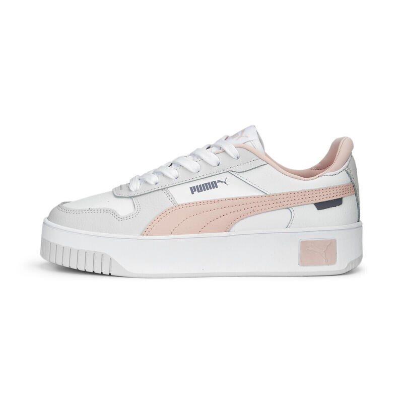 Женские кроссовки Carina Street PUMA White Rose Dust Feather Grey Pink — фото 3