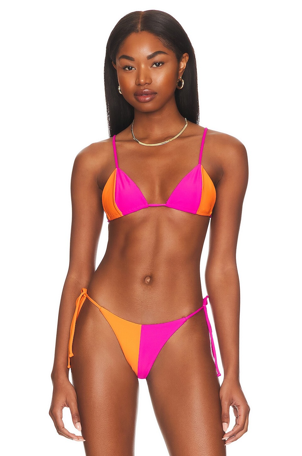 

Топ Lovers and Friends Fine Lines, цвет Orange & Pink