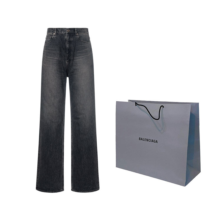 

Брюки-клеш Balenciaga, серые