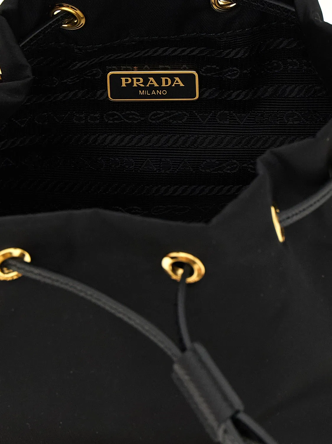 Сумка-ведро Vela Prada, черный — фото 4