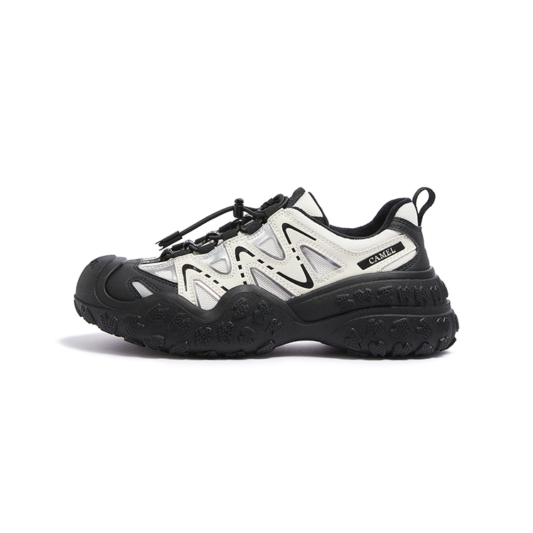 

Высокие дышащие треккинговые кроссовки для женщин CAMEL, бежевый/серебро/черный