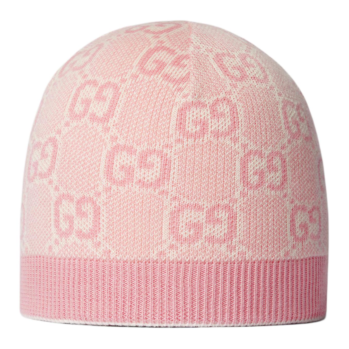 

GUCCI Детская хлопковая шапочка, Pink/White