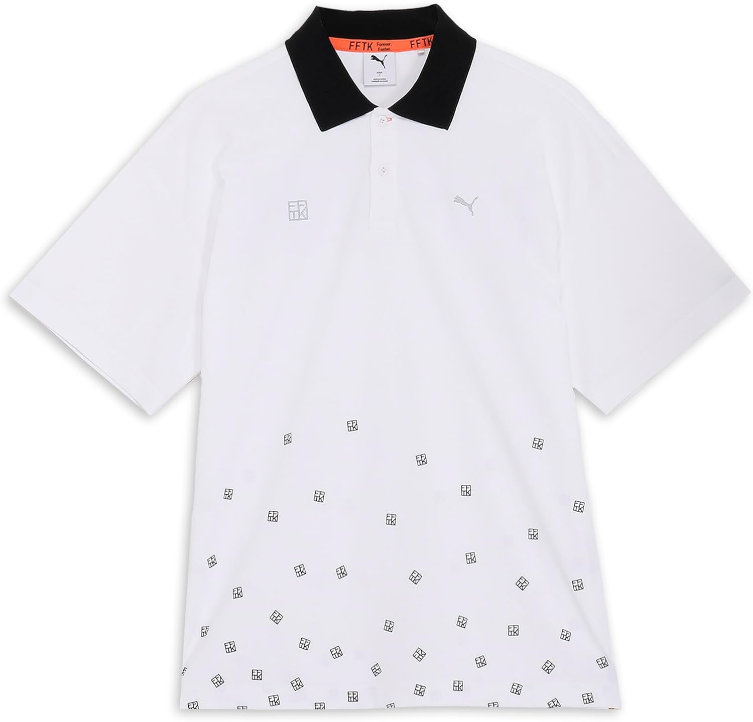 

Мужская рубашка поло Puma TK AOP с короткими рукавами, белый