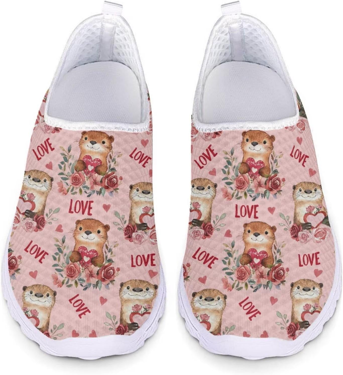 

Кроссовки Belidome с животным принтом на шнуровке для взрослых женщин и мужчин, легкие, дышащие и удобные, Groundhog Heart