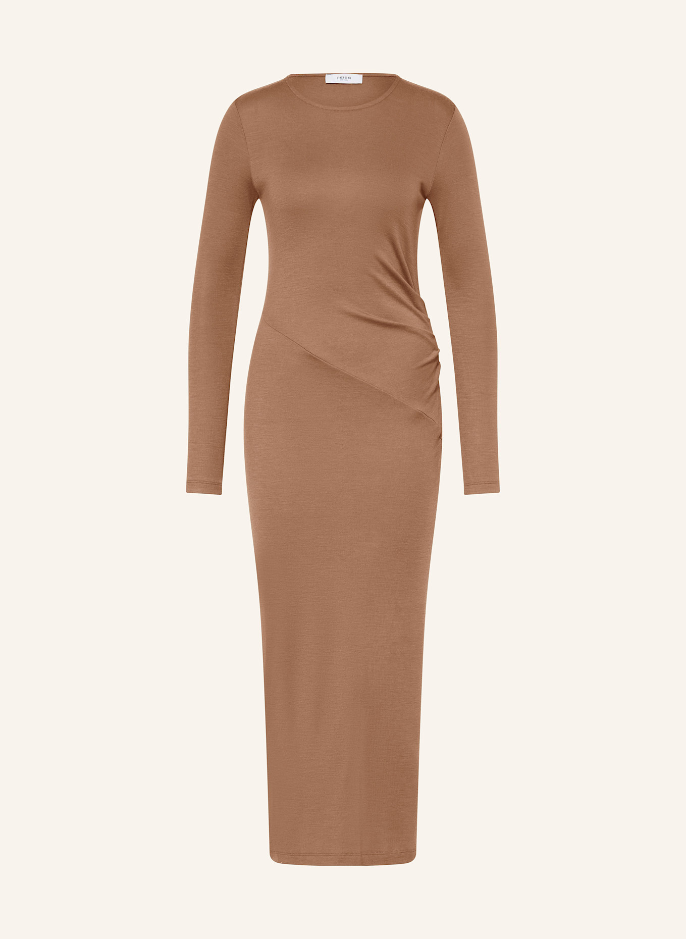 

Платье из джерси Reiss, коричневый