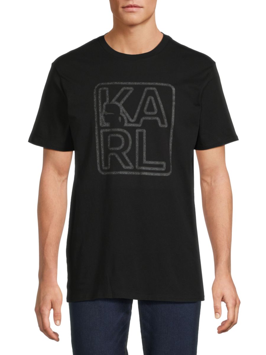 

Футболка с логотипом Karl Lagerfeld Paris, черный