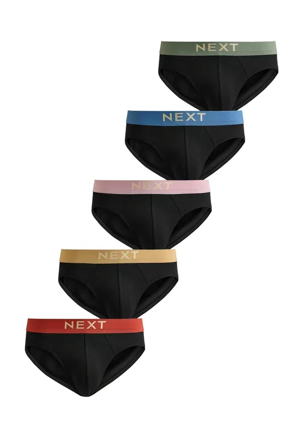 Трусы Next, black pastel waistband, черный пастельный пояс
