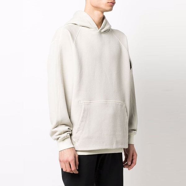 Толстовка shadow project popover hoodie 'pearl grey' Stone Island, серый — фото 3