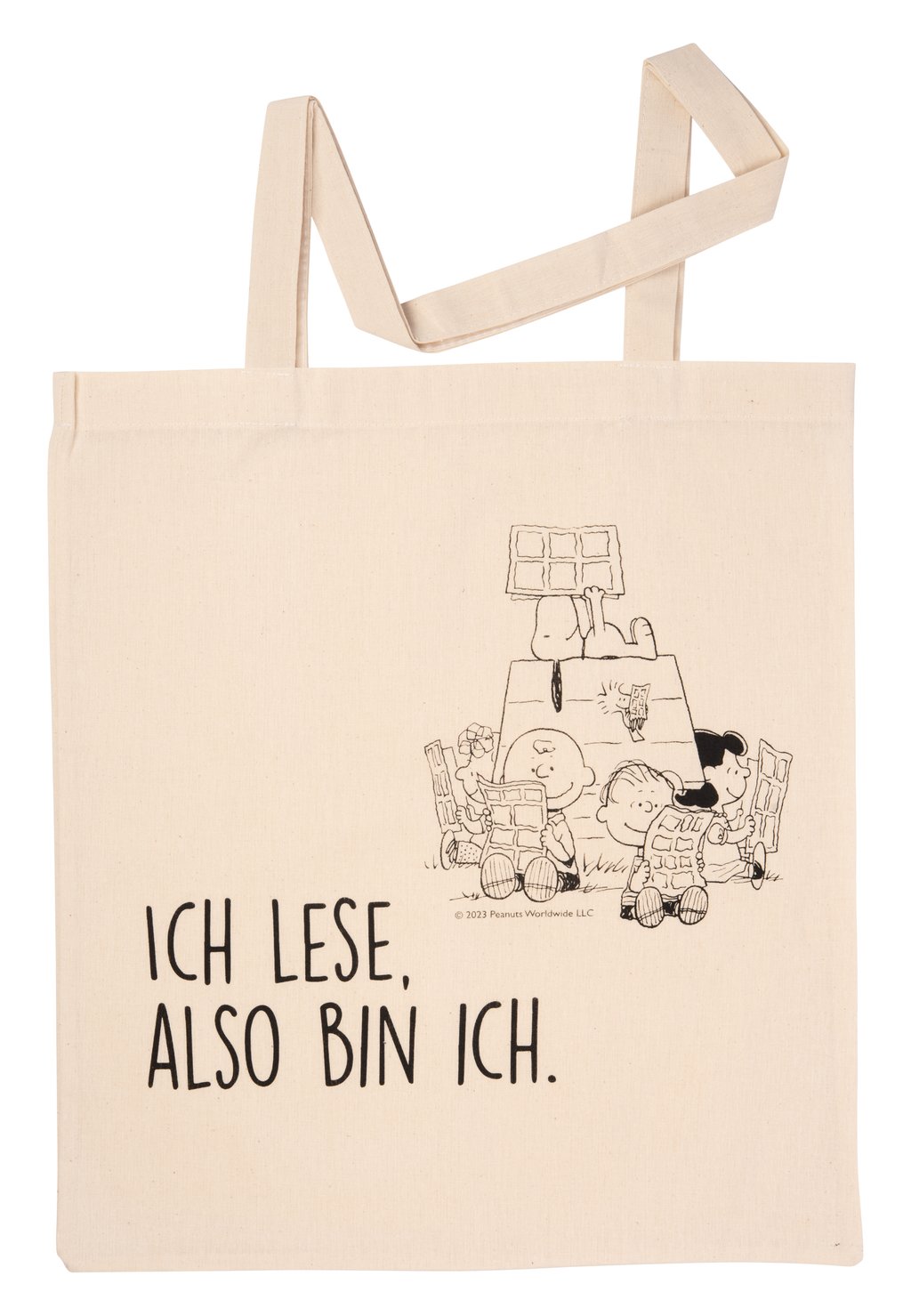 

Сумка-тоут THE PEANUTS-ICH LESE ALSO BIN ICH JUTEBEUTEL Snoopy, бежевый