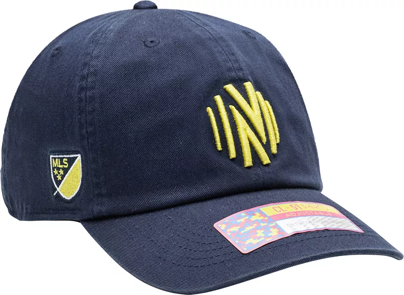 

Темно-синяя регулируемая шапка Fan Ink для взрослых Nashville SC 2023 Bambo