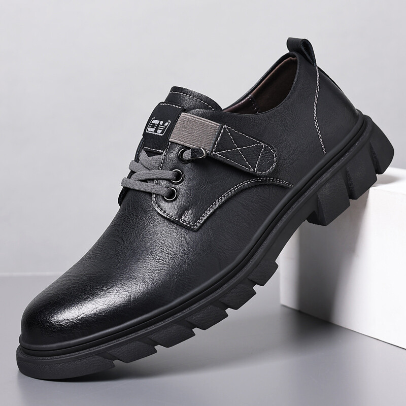 Мужские туфли EGCHI Men's Casual Shoes Men Mid-Top — фото 3