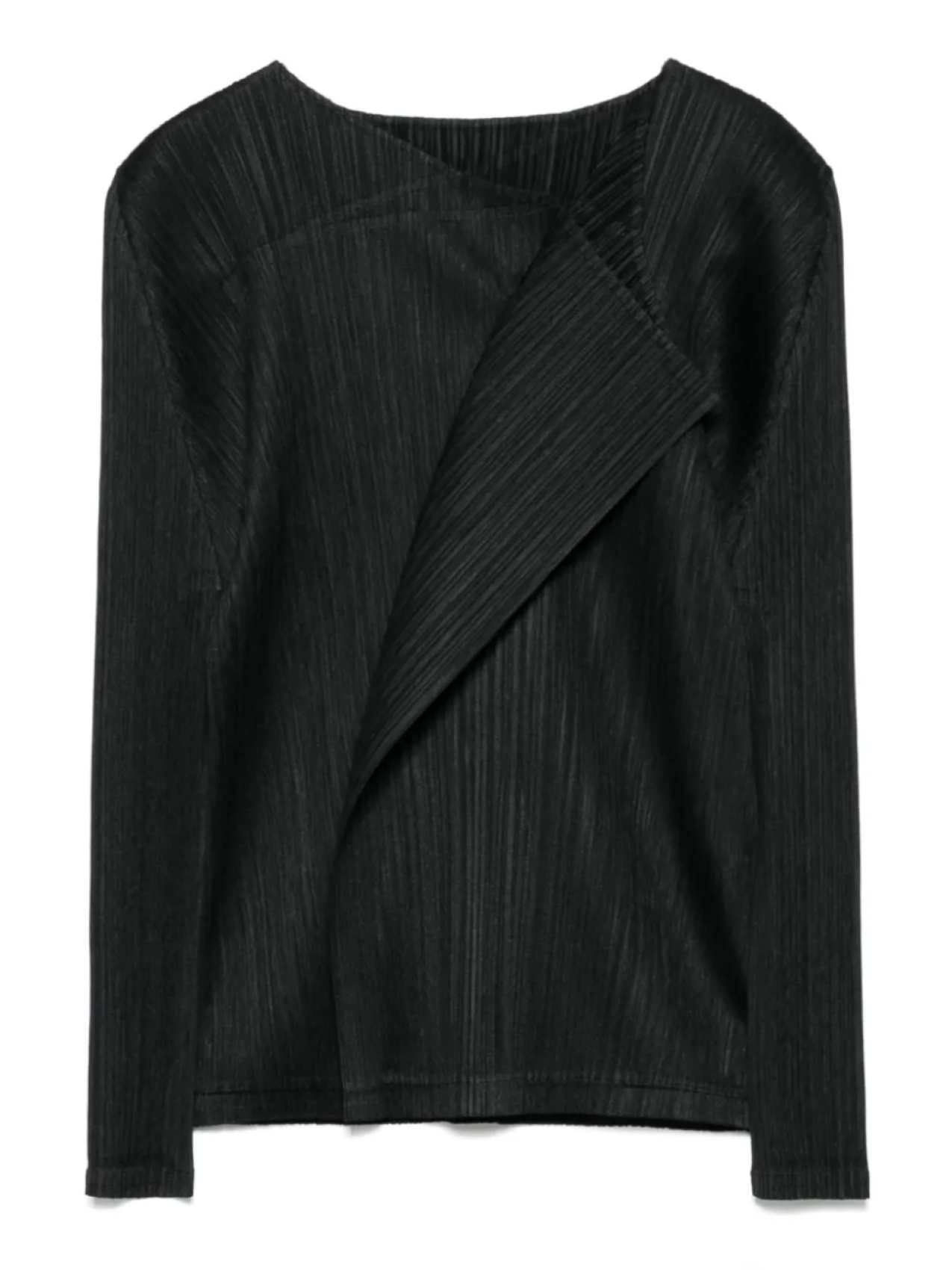 

Топ с эффектом плиссе Pleats Please Issey Miyake, черный