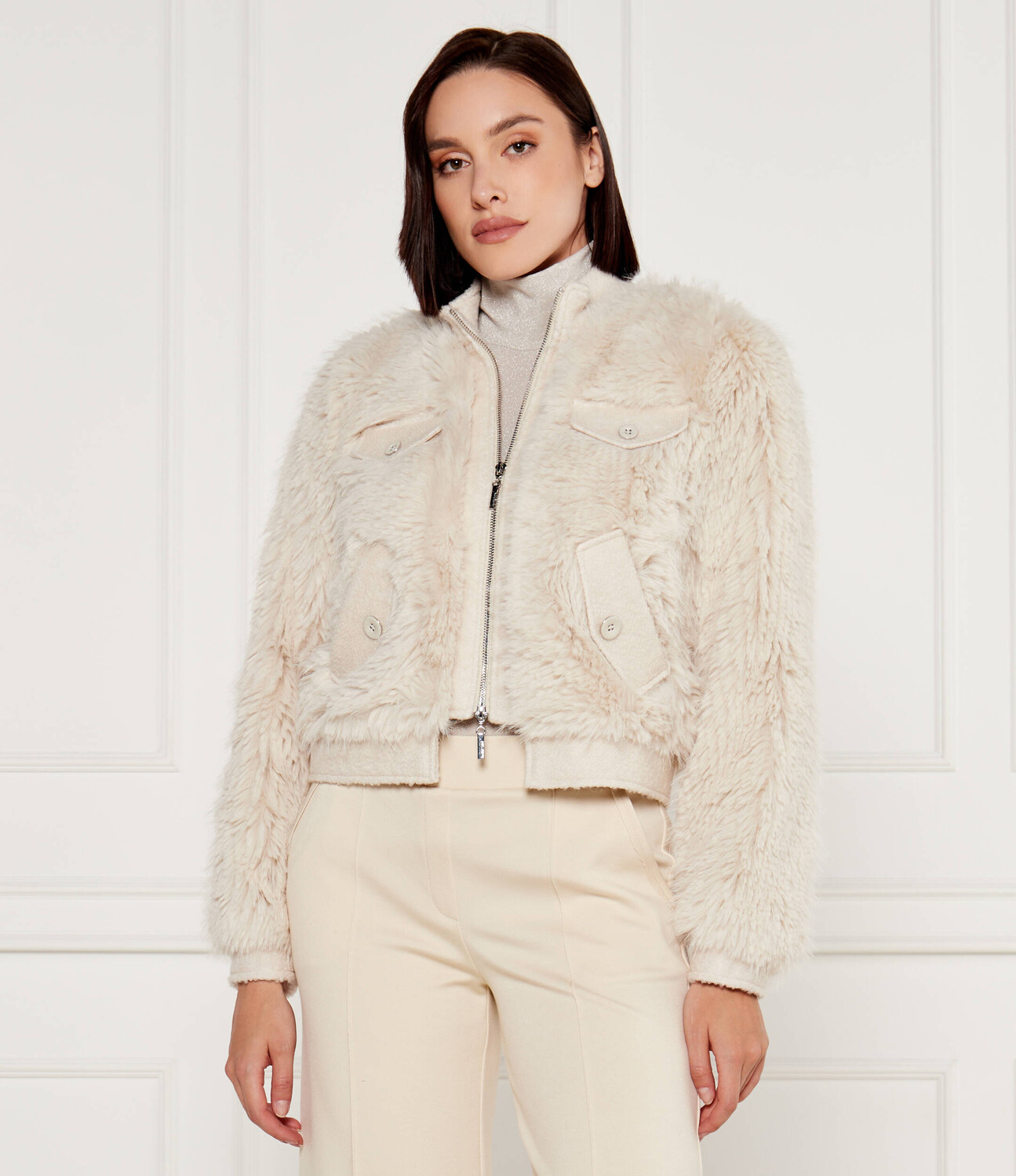 

Куртка Marc Cain Loose fit, бежевый