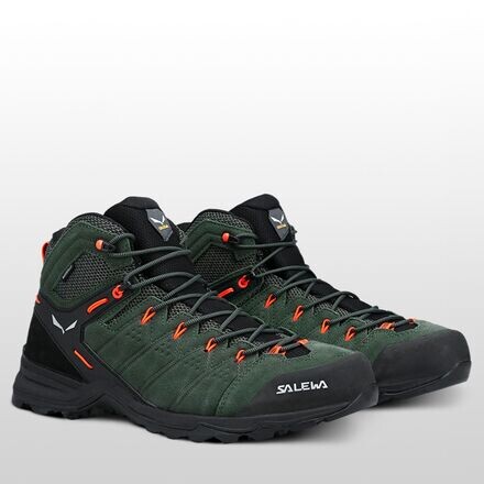 

Походные ботинки Alp Mate Mid WP мужские Salewa, цвет Thyme/Black