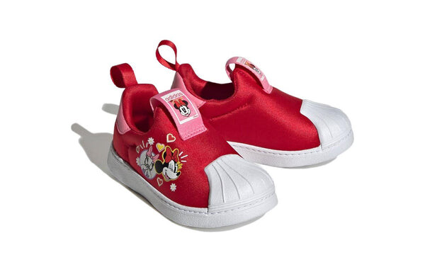 Кроссовки оригиналы x disney superstar 360 shoes Adidas, алый — фото 3