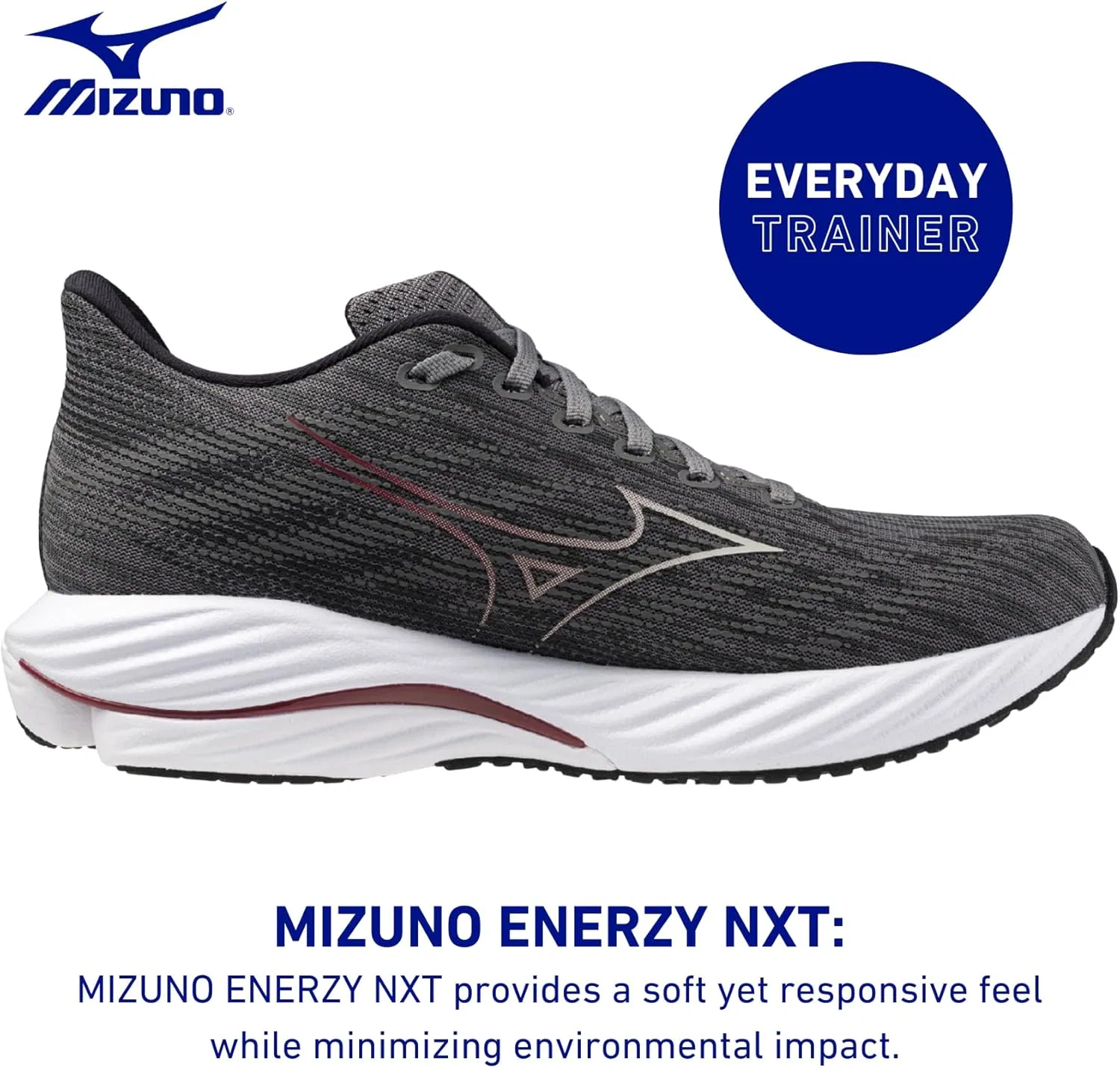 Мужские беговые кроссовки Mizuno Wave Rider 28, Quiet Shade Nmbs Cld — фото 3