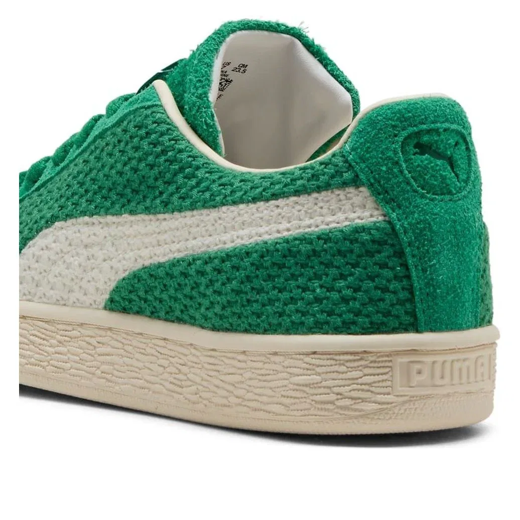 Кроссовки PUMA Suede Crochet 'Archive Green PUMA White' 406090-02, зеленый — фото 4