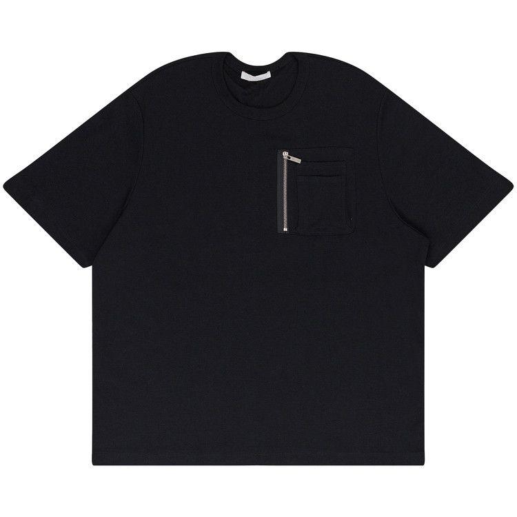 

Футболка Helmut Lang Heavyweight Pocket And Zipper T-Shirt, Black