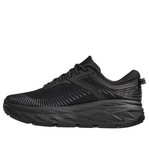 

Кроссовки bondi 7 wide 2e 'triple black' Hoka One One, черный
