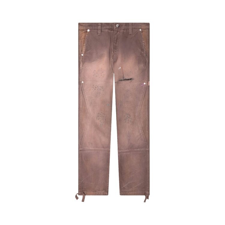 

Брюки Rhude Reza Denim Double Knee Pant, коричневый