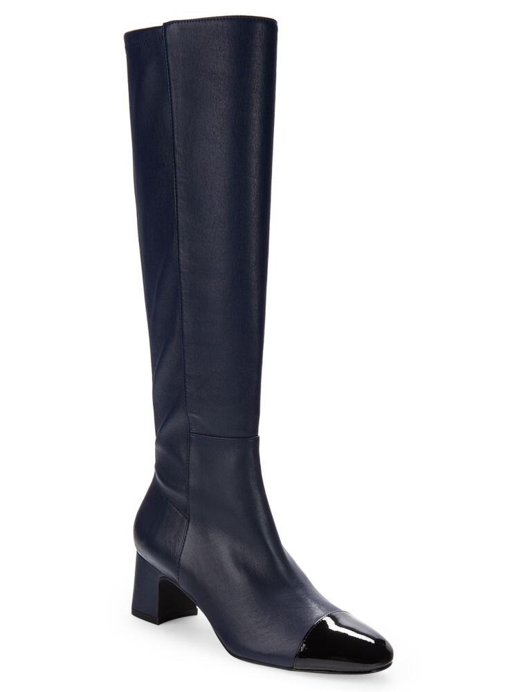 Сапоги до колена Milla с капюшоном и носком Stuart Weitzman, цвет Golden Beige — фото 2