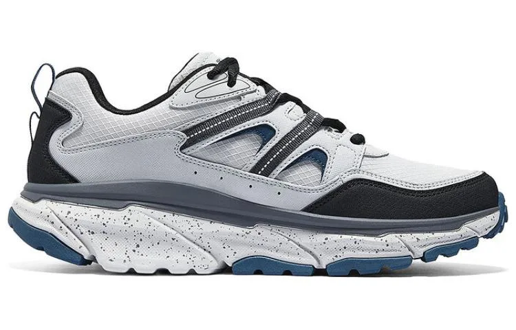 Skechers Кроссовки D'Lux Journey M, дышащие и легкие, низкие, мужские, бело-серые, широкий размер — фото 3