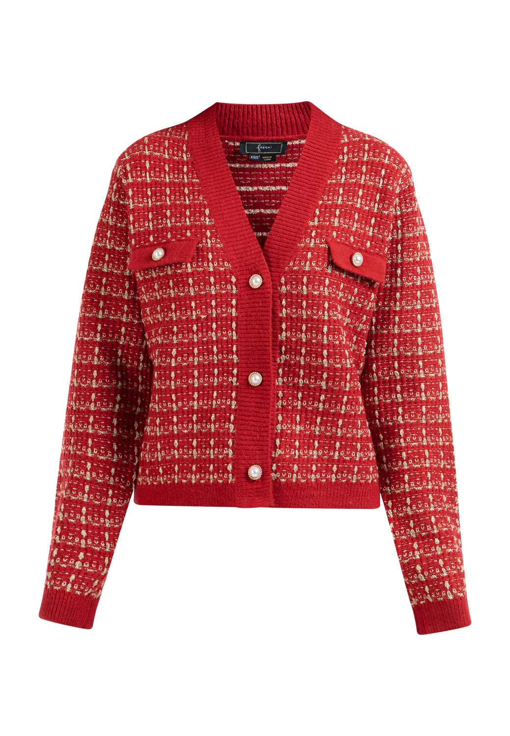 

Толстовка faina Strickjacke, красный