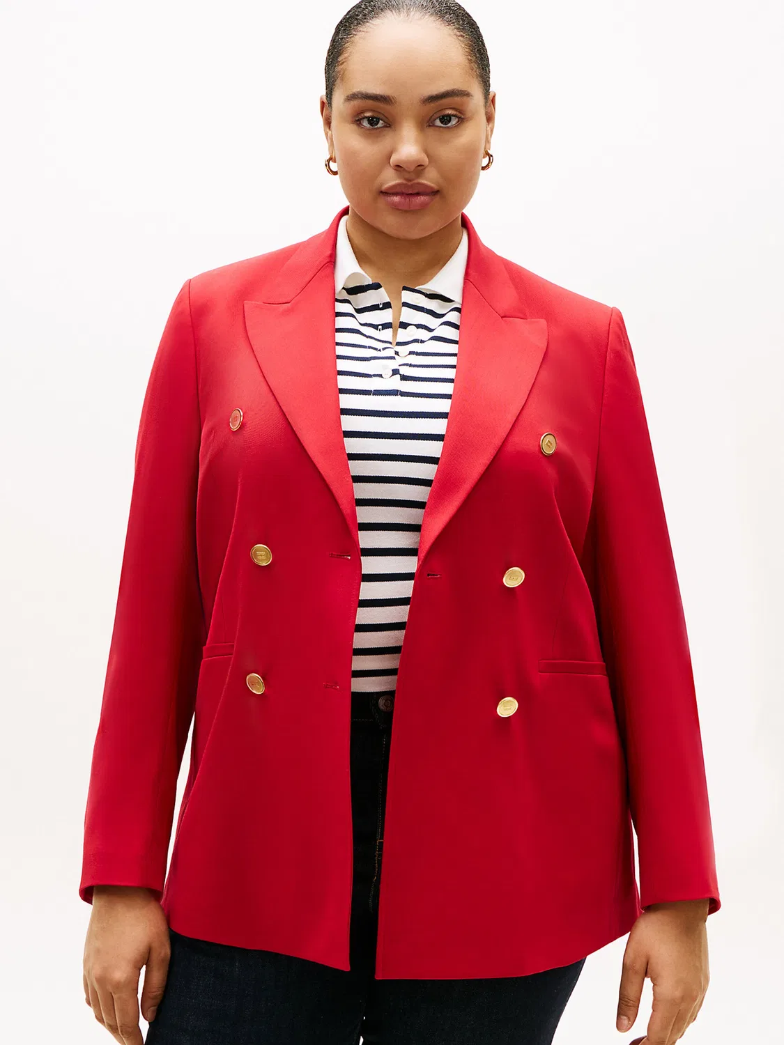 Блейзер Tommy Hilfiger Curve, Red — фото 2