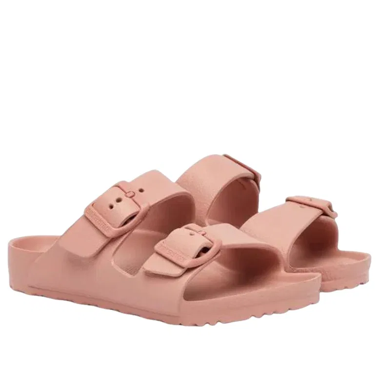 Детские сандалии Birkenstock с пряжкой и ремешком, розовые — фото 2