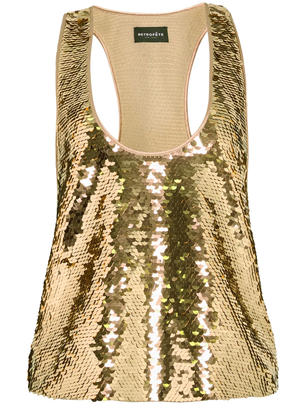 

Топ Mandy без рукавов Retrofete, золотой
