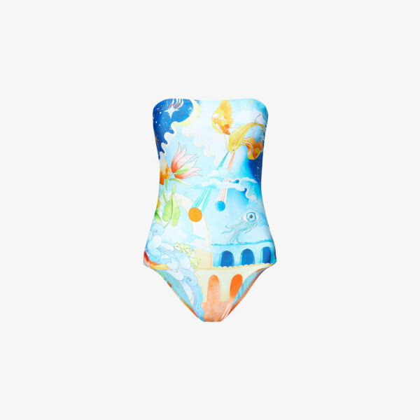 

Купальник-Бандо Aquarius Seafolly, бирюзовый