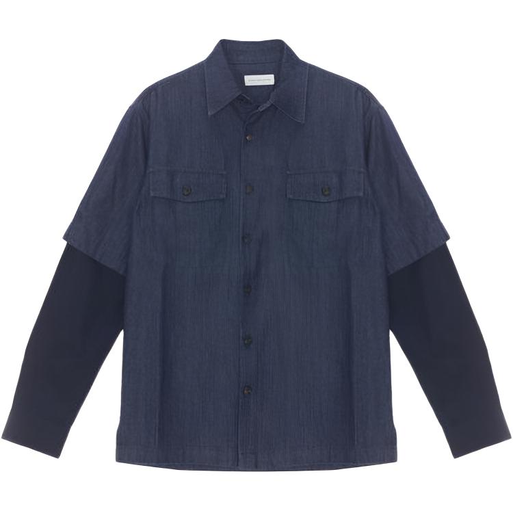 

Многослойная рубашка Кассен Dries Van Noten, синий