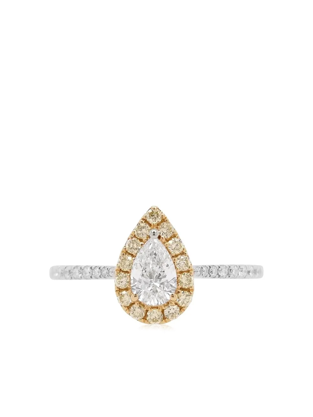 

Кольцо из белого золота с бриллиантом HYT Jewelry, серебяный