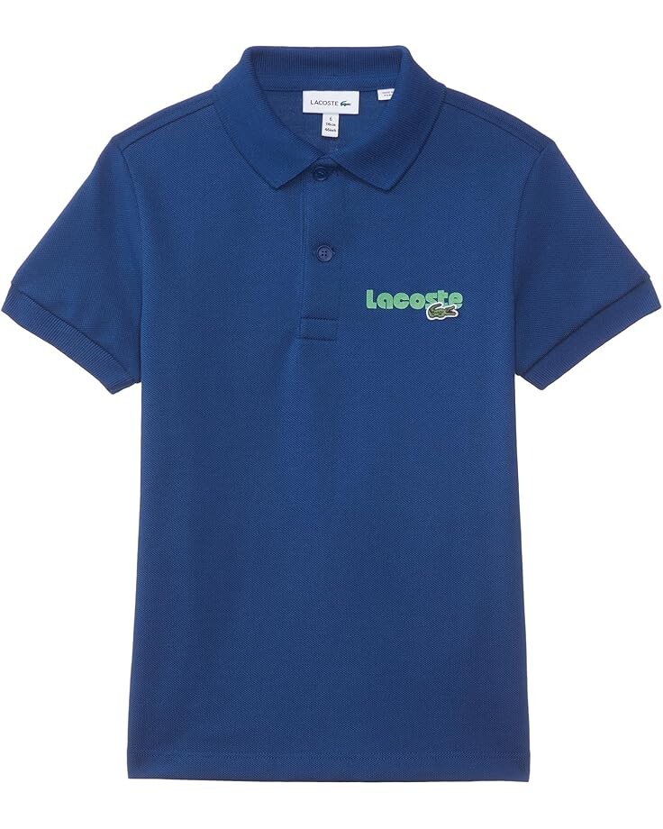 

Поло Lacoste Kids Short Sleeve Polo Shirt, цвет Globe