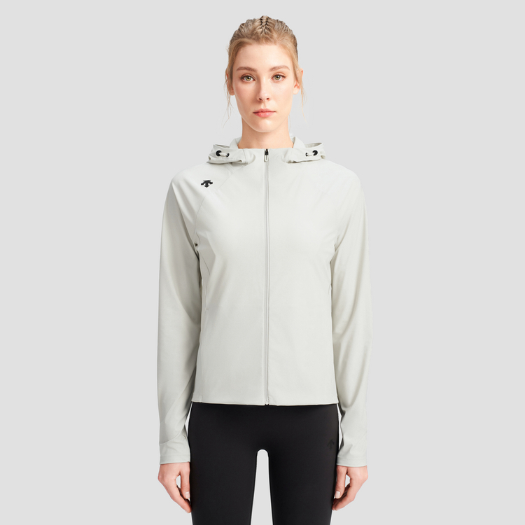 

Женская коллекция для тренировок Одежда с защитой от солнца Женская DESCENTE, LG-Светло-серый