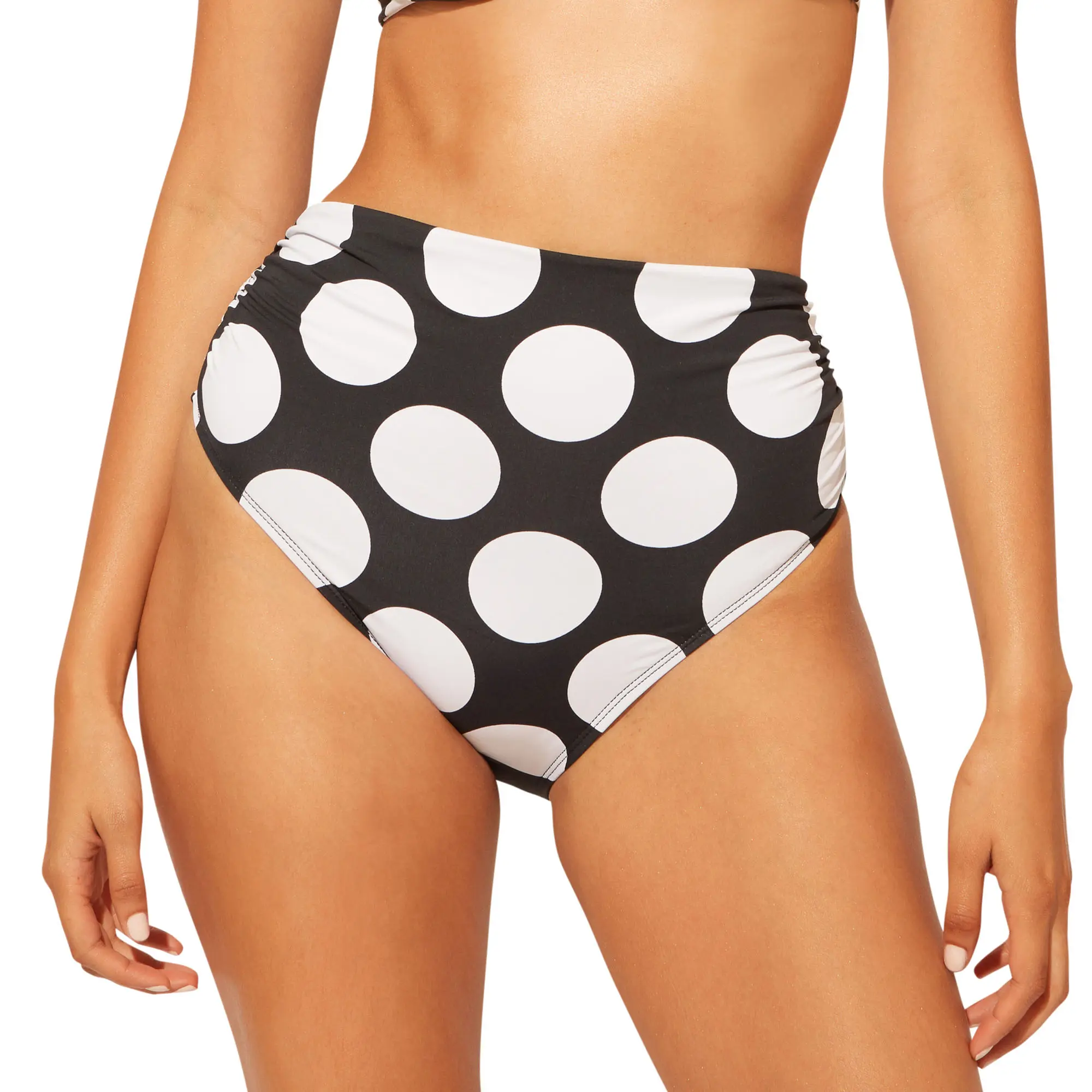 

Женские трусики с высокой талией Bleu Rod Beattie, Black/White