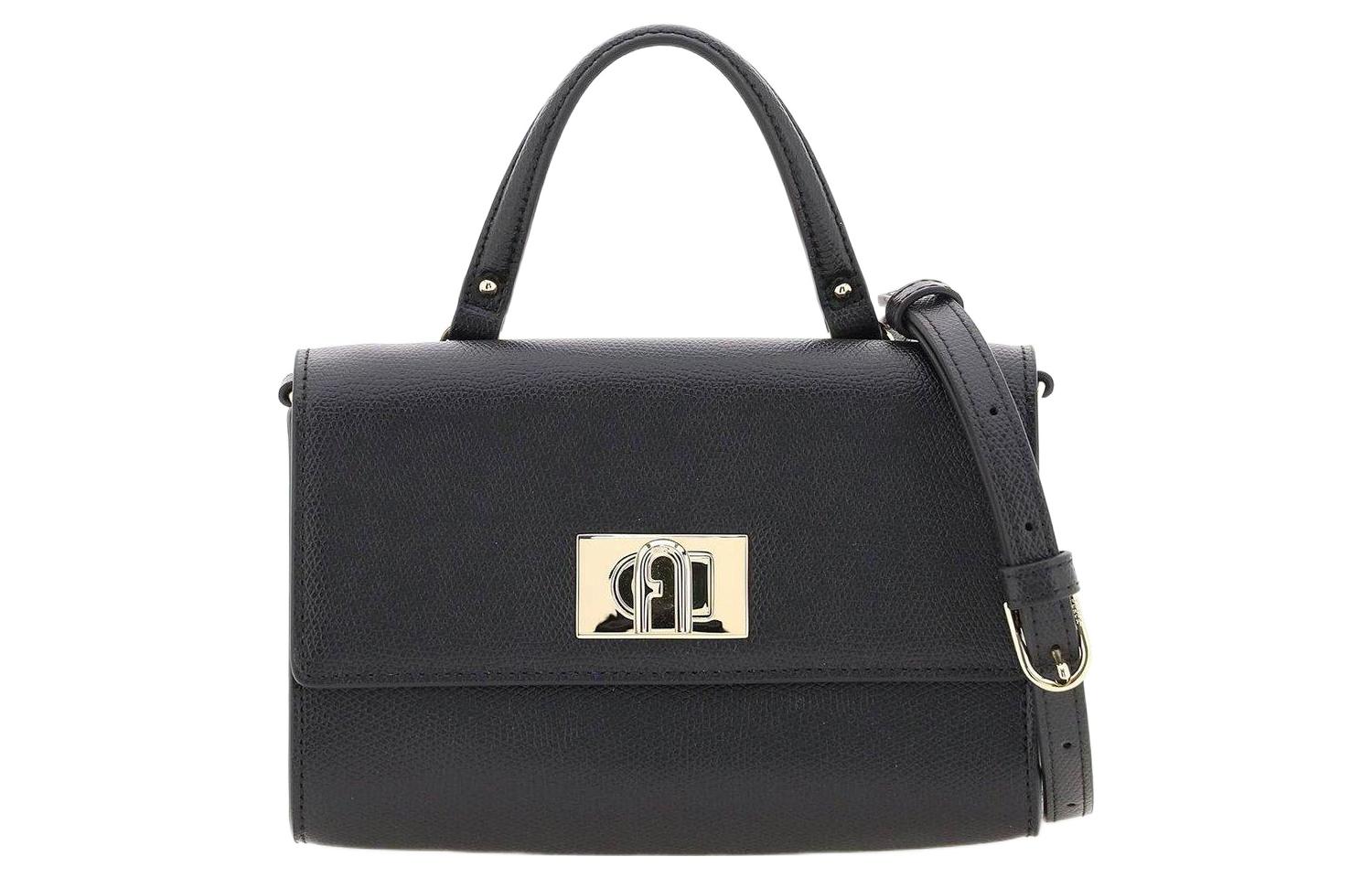 

Furla Текстурированная кожаная сумка через плечо