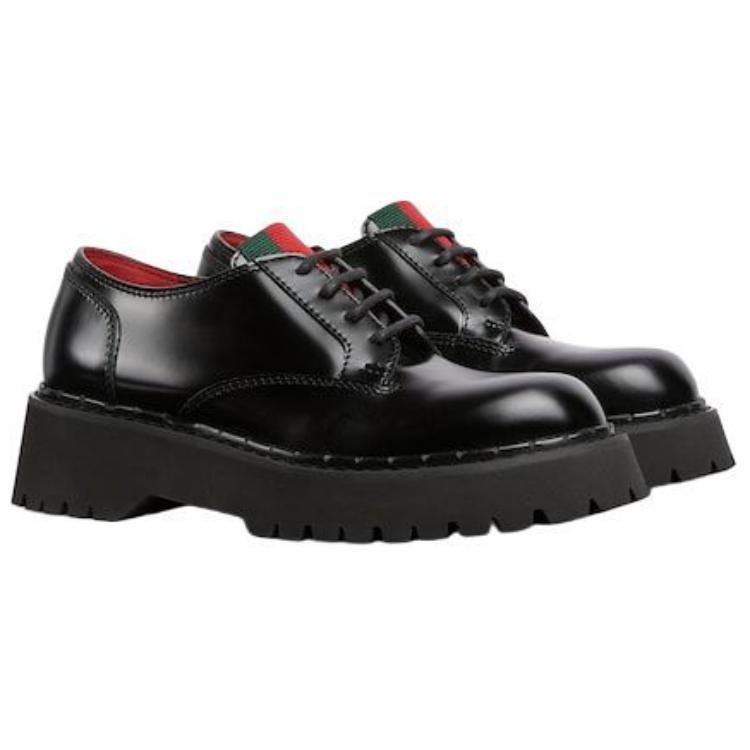 Женская футболка с кружевными шнуровками 'Black' Women's GUCCI