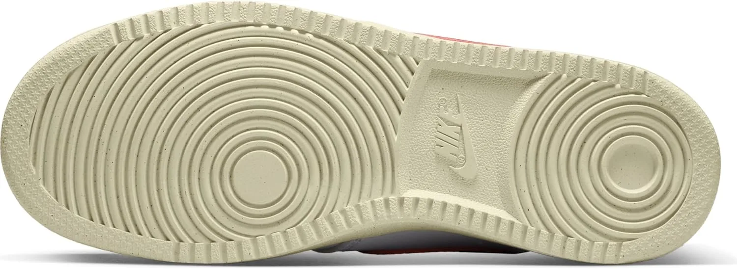 Мужские баскетбольные кроссовки Nike Court Vision Low, белый/красный/золотой — фото 3
