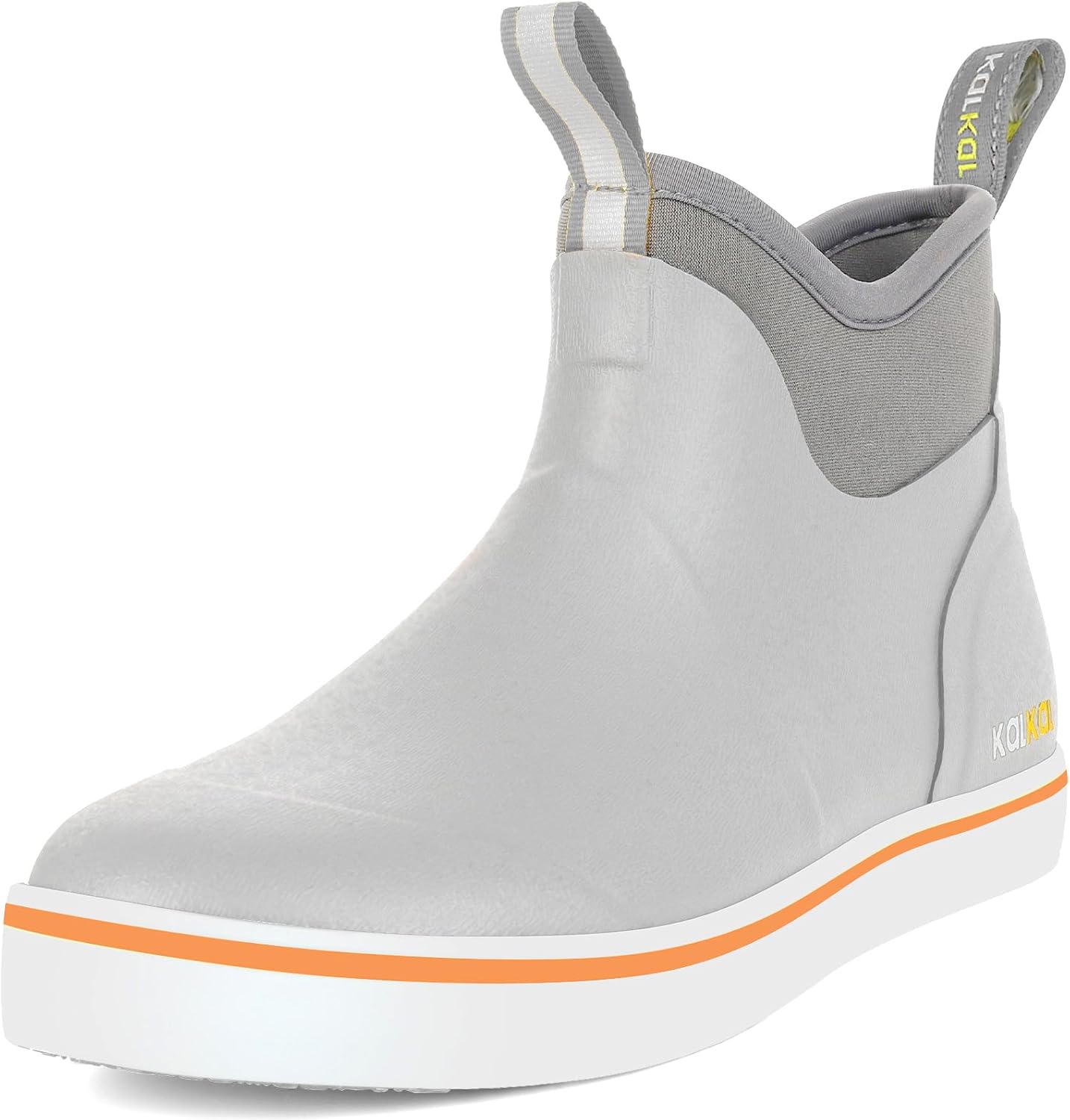 

Мужские сапоги Kalkal, водонепроницаемые рыбацкие дождевые сапоги с высокой сцепкой, мужские резиновые сапоги для садоводства, рыбалки, лодок, кемпинга и парусного спорта, серый