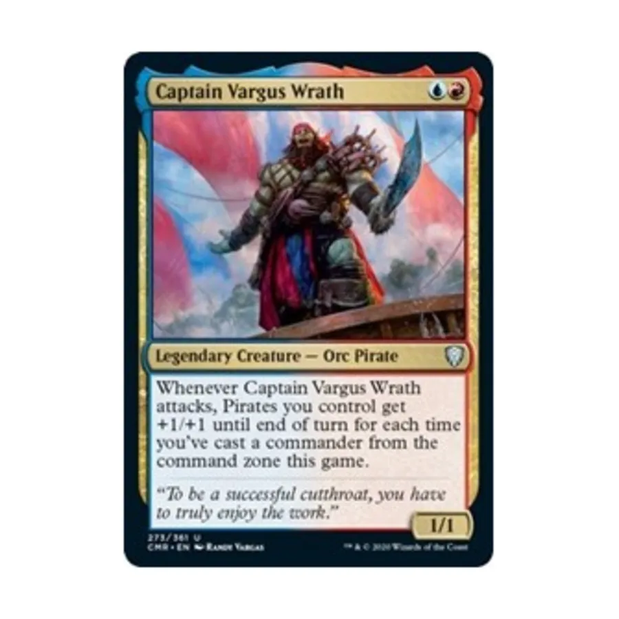 

CCG Капитан Варгус Гнев (U), MTG - Commander Legends