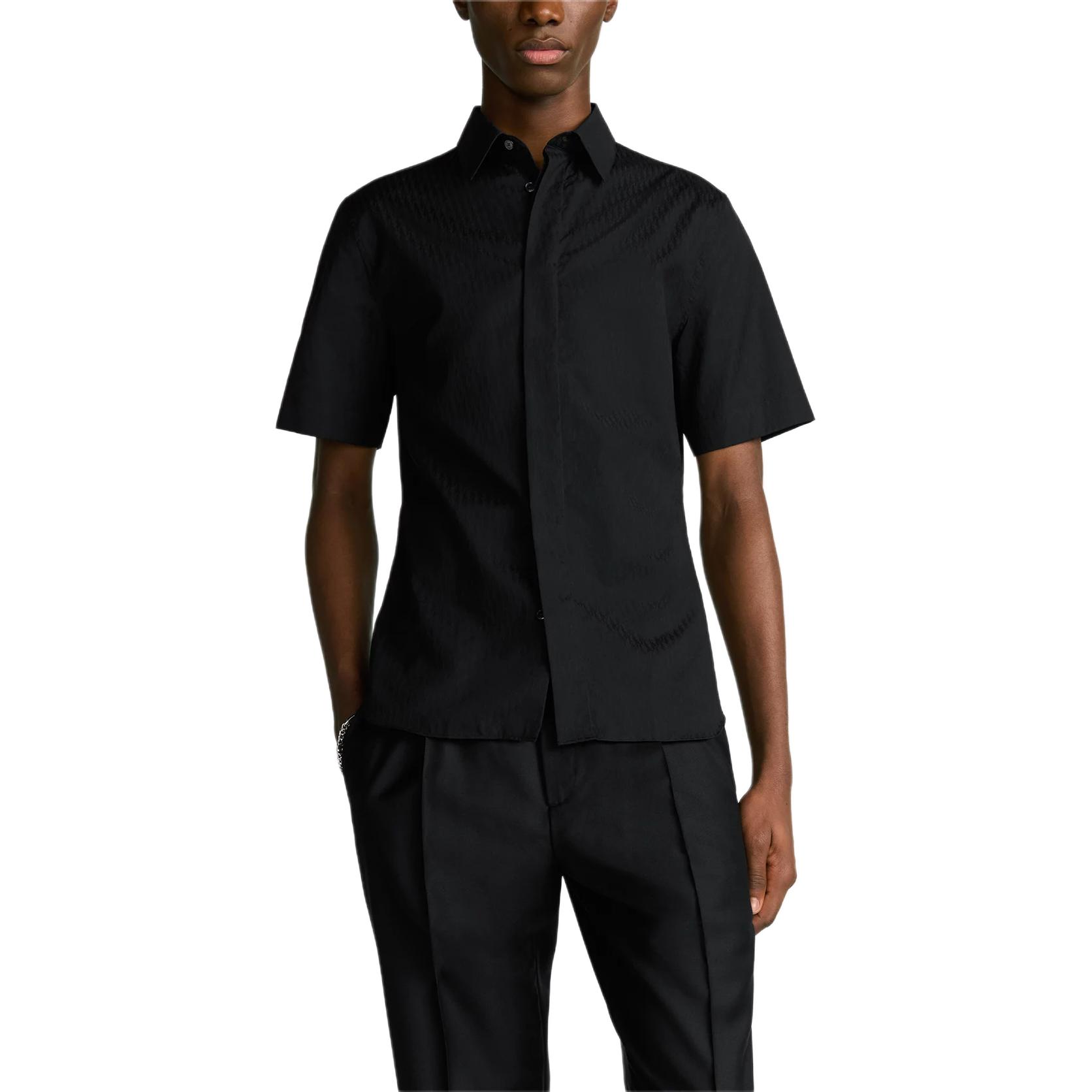 Рубашка Homme Oblique с длинными рукавами DIOR, черный — фото 3