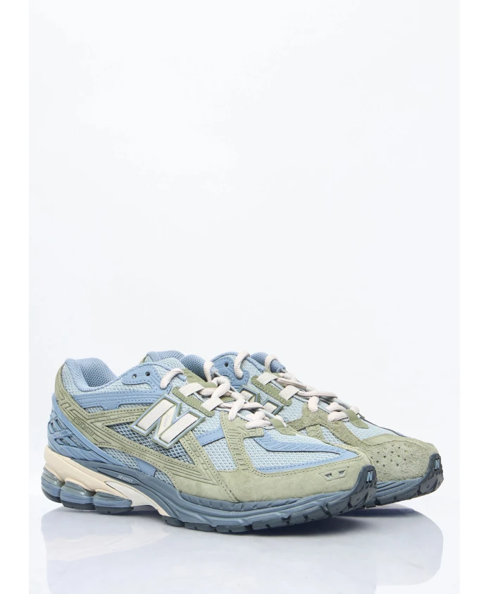 Удобные кроссовки из кожи и сетки New Balance, мультиколор — фото 3