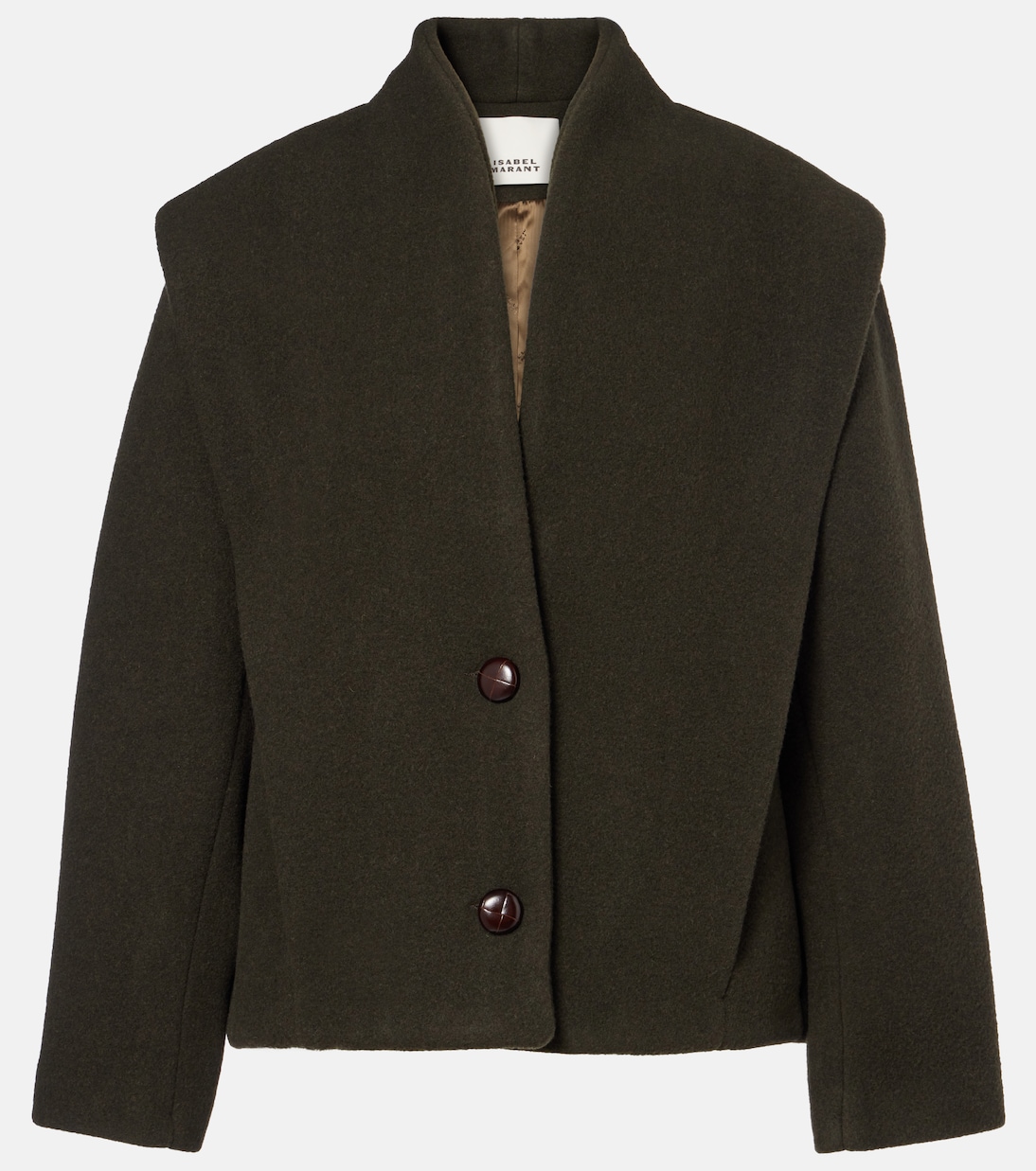 

Куртка Dyogo из смесовой шерсти Isabel Marant, Dark Khaki
