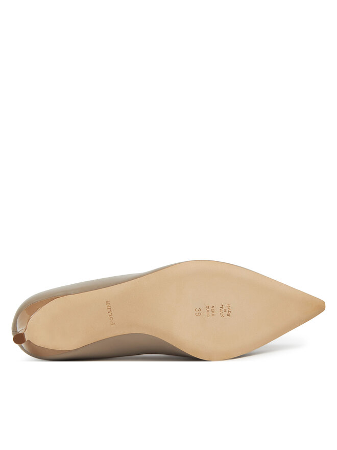 Туфли на высоком каблуке PA10145C0MPA210A Pollini, бежевый — фото 4