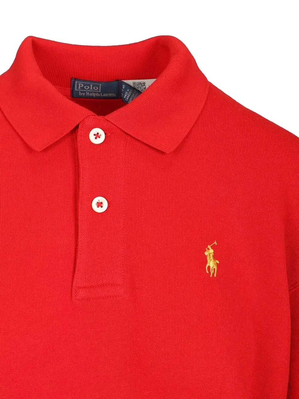 Рубашка-поло с длинными рукавами Polo Ralph Lauren, красный — фото 4