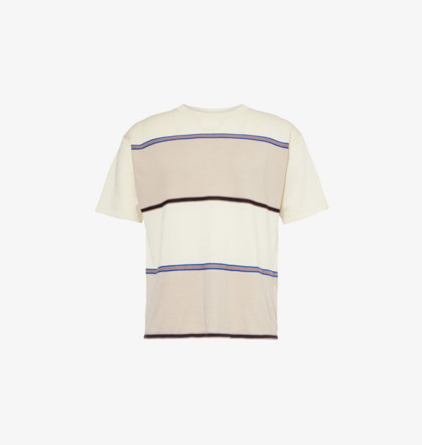 

Полосатая трикотажная хлопковая футболка Paul Smith, белый