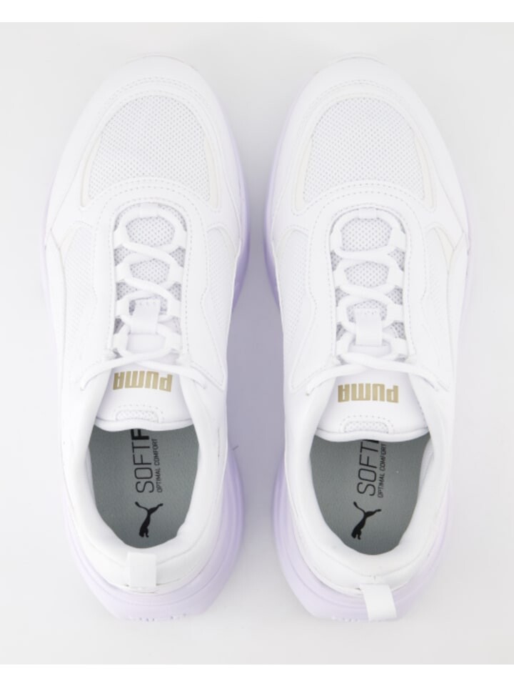 Кроссовки на шнуровке Puma, белый — фото 4