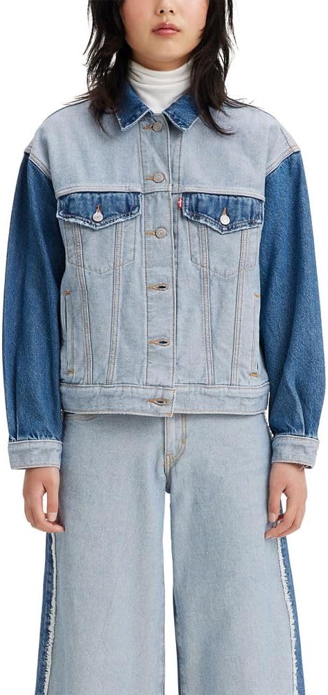 

Levi's Женская куртка-тракер Inside Out в стиле 90-х (также доступен плюс-сайз), Feeling Fancy