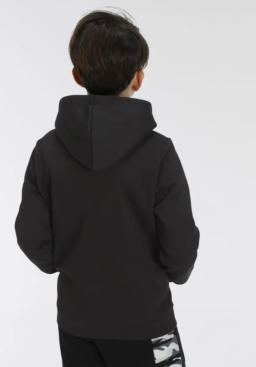 Толстовка PUMA с капюшоном "ESS BIG LOGO HOODIE FL B", цвет Puma Black — фото 3
